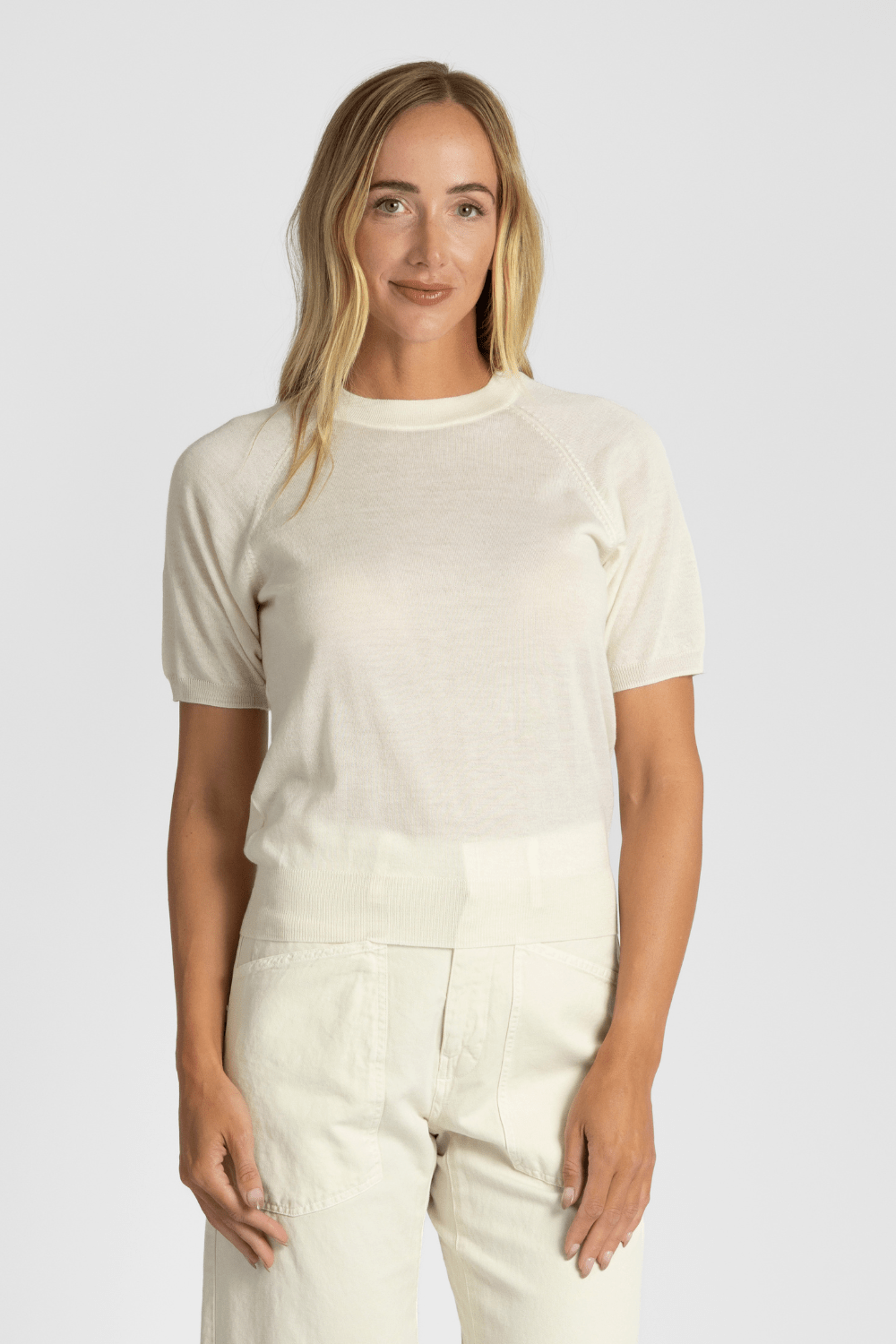 Short Sleeve Raglan Sweater - SPRWMN