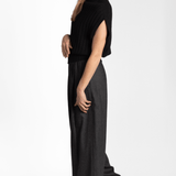 Sleeveless Black Sweater - Odeeh