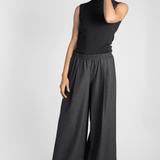Sleeveless Stretch Charcoal Sweater - Odeeh