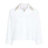 Soon To Be Ex Shirt with Crystal Collar - TWP