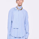 Striped Poplin Shirt - Plan C