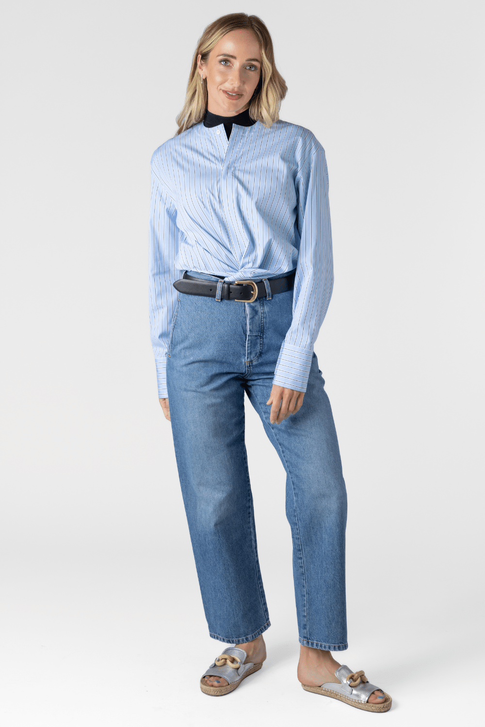 Striped Poplin Shirt - Plan C