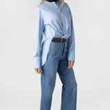 Striped Poplin Shirt - Plan C
