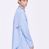 Striped Poplin Shirt - Plan C