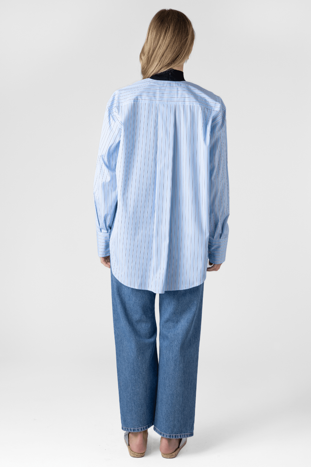 Striped Poplin Shirt - The Posh Peacock