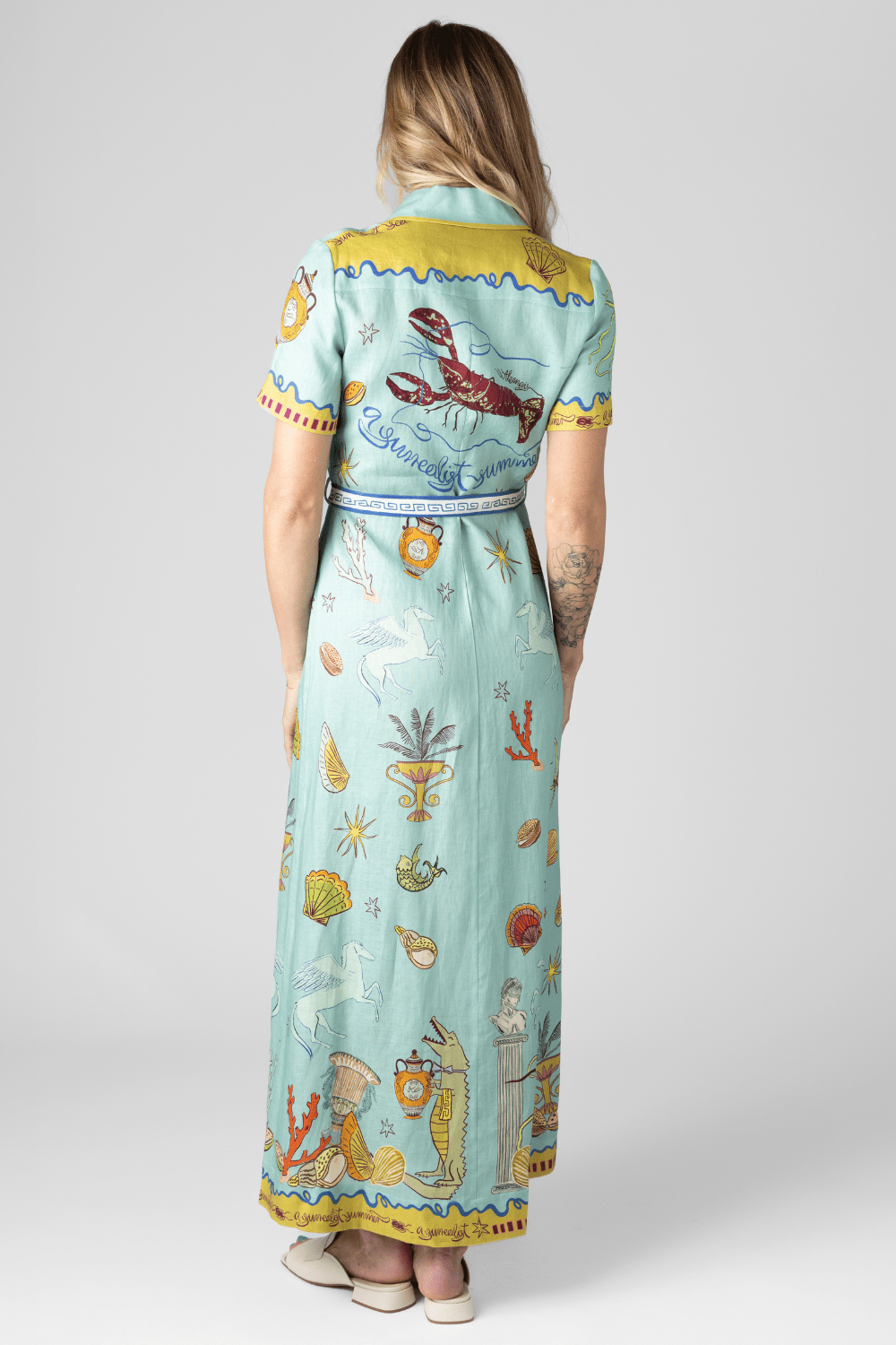 Surrealist Summer Shirtdress - The Posh Peacock