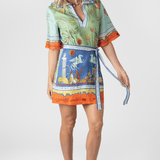 Surrealist Summer V Mini Dress - Alemais