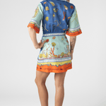 Surrealist Summer V Mini Dress - Alemais