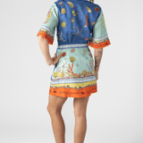 Surrealist Summer V Mini Dress - Alemais