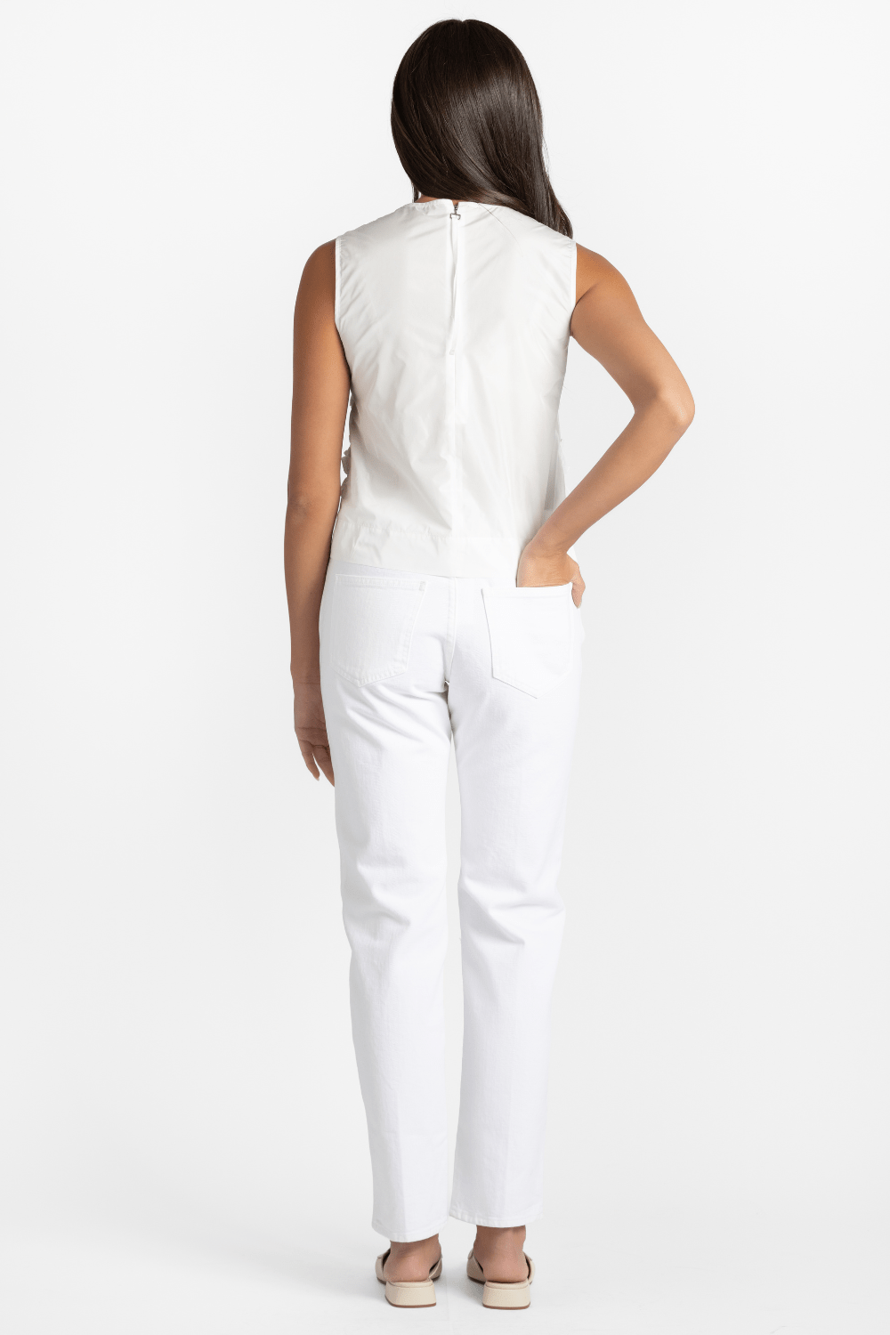 Taffeta Ruffle Shirt - Odeeh