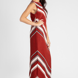 Taylor Striped Midi Dress - The Posh Peacock