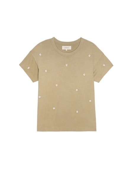 The Boxy Crew w/Daisy Embroidery - The Great