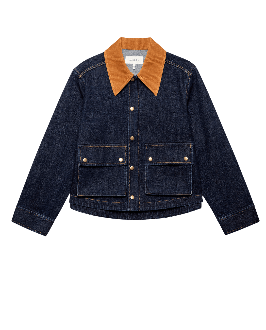 The Denim Swingy Jacket - The Great