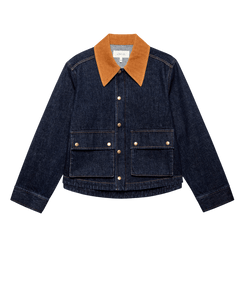 The Denim Swingy Jacket - The Great