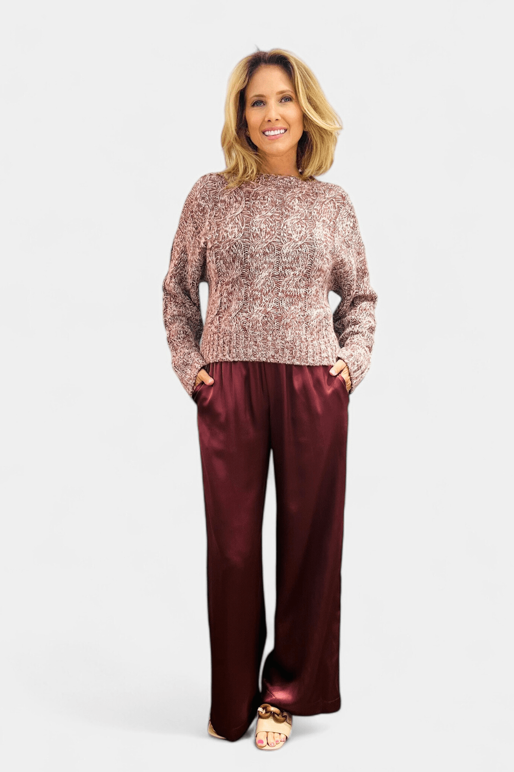Tristan Cable Knit Sweater - Sablyn