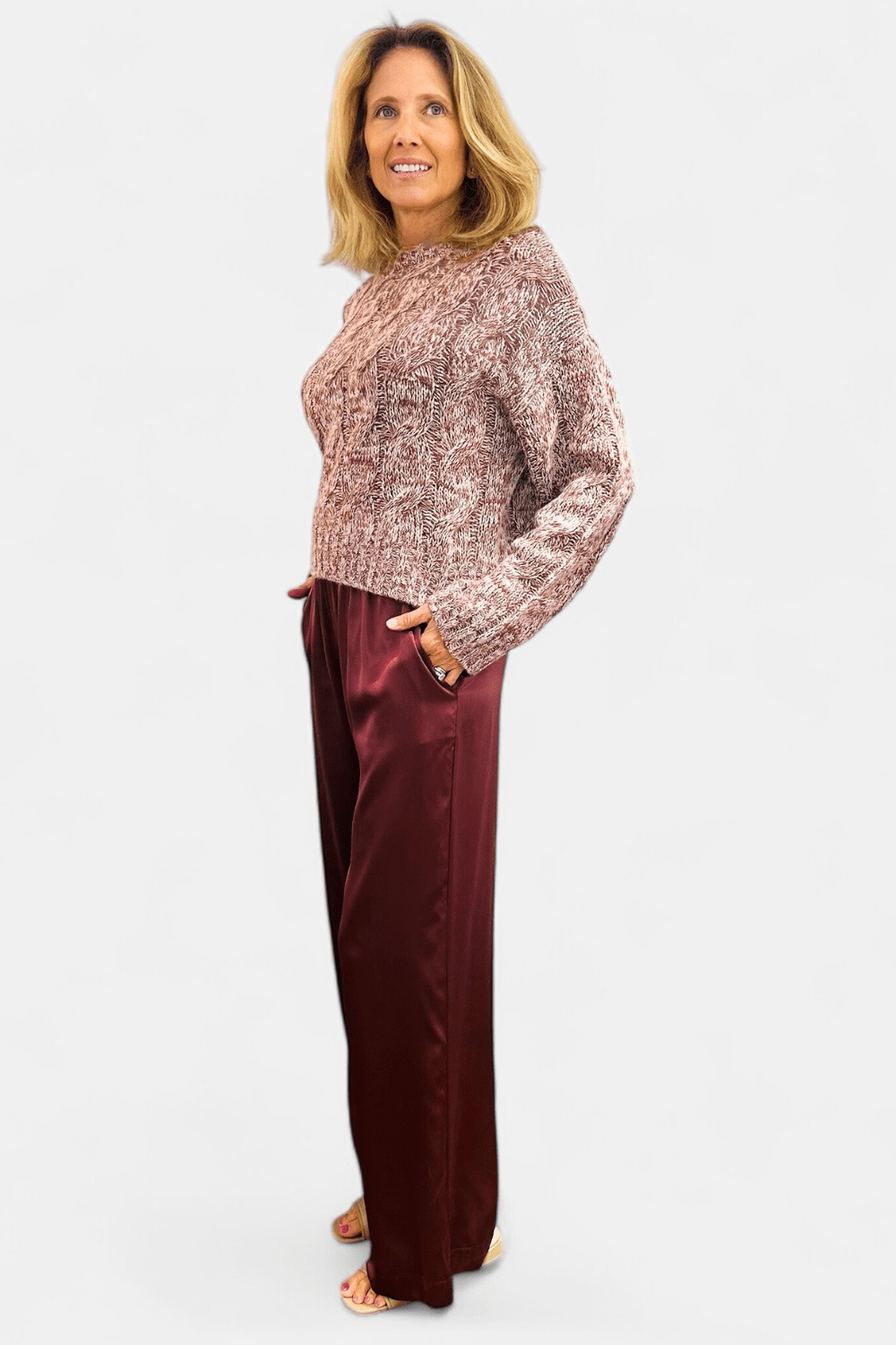 Tristan Cable Knit Sweater - Sablyn