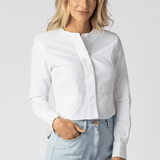 Tuxedo Shirt Plisse Long Sleeve - Odeeh