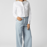 Tuxedo Shirt Plisse Long Sleeve - Odeeh