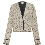 Tweed Jacquard Cropped Jacket - Forte Forte