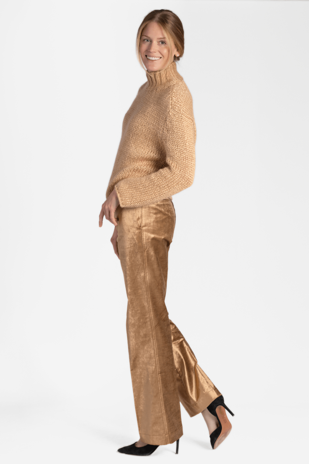 Velvet Flared Trousers - Forte Forte