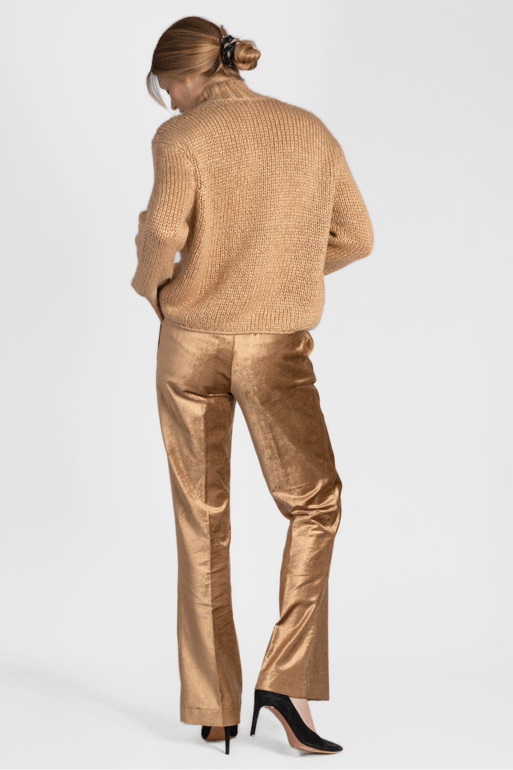 Velvet Flared Trousers - Forte Forte