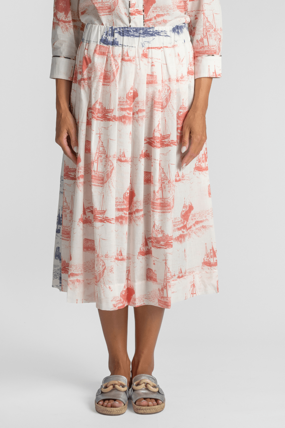 Venise Boat Print Skirt - La Prestic Ouiston