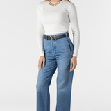 Vivian Long Sleeved Cashmere T-Shirt - Lisa Yang