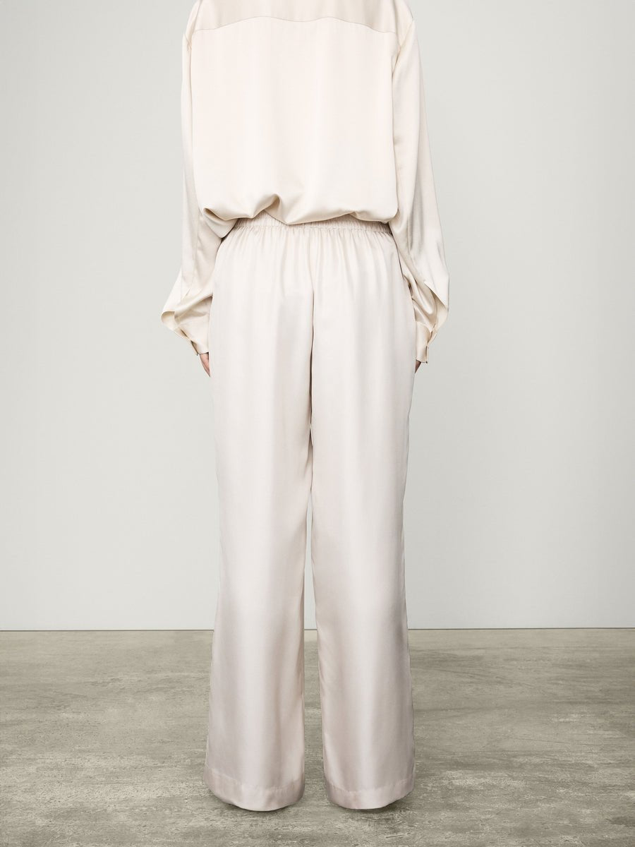 Wide Leg Silk Trouser - Lisa Yang
