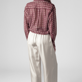 Wide Leg Silk Trouser - Lisa Yang