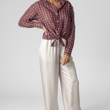 Wide Leg Silk Trouser - Lisa Yang
