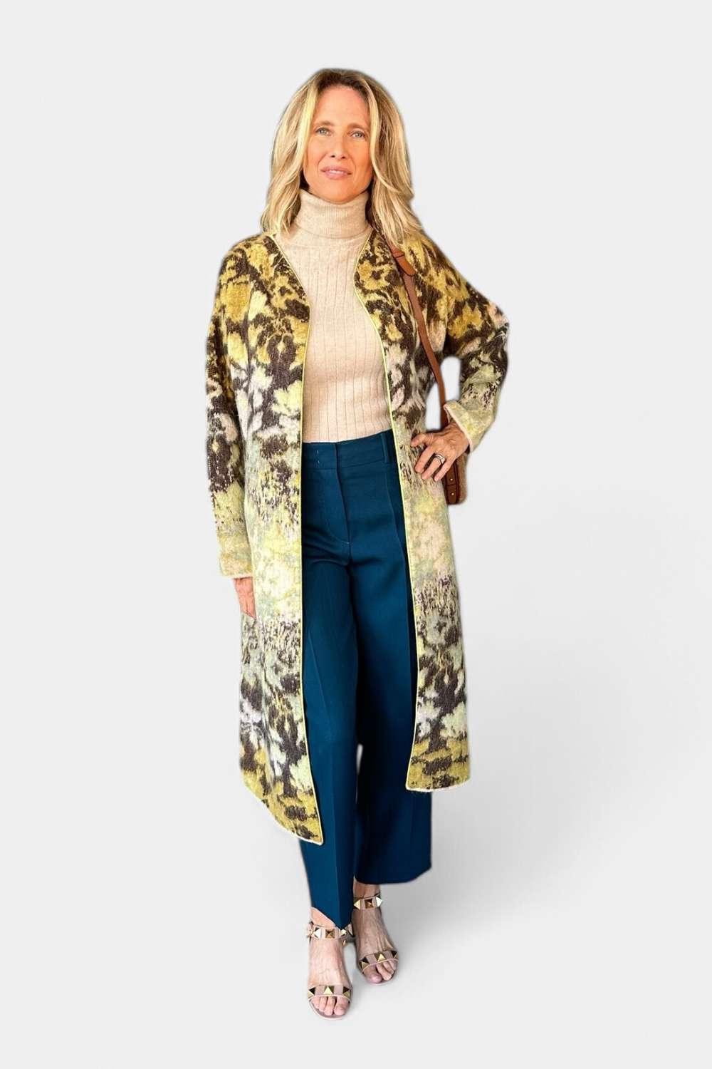 Bloom Mist Coat + Peacock Trousers