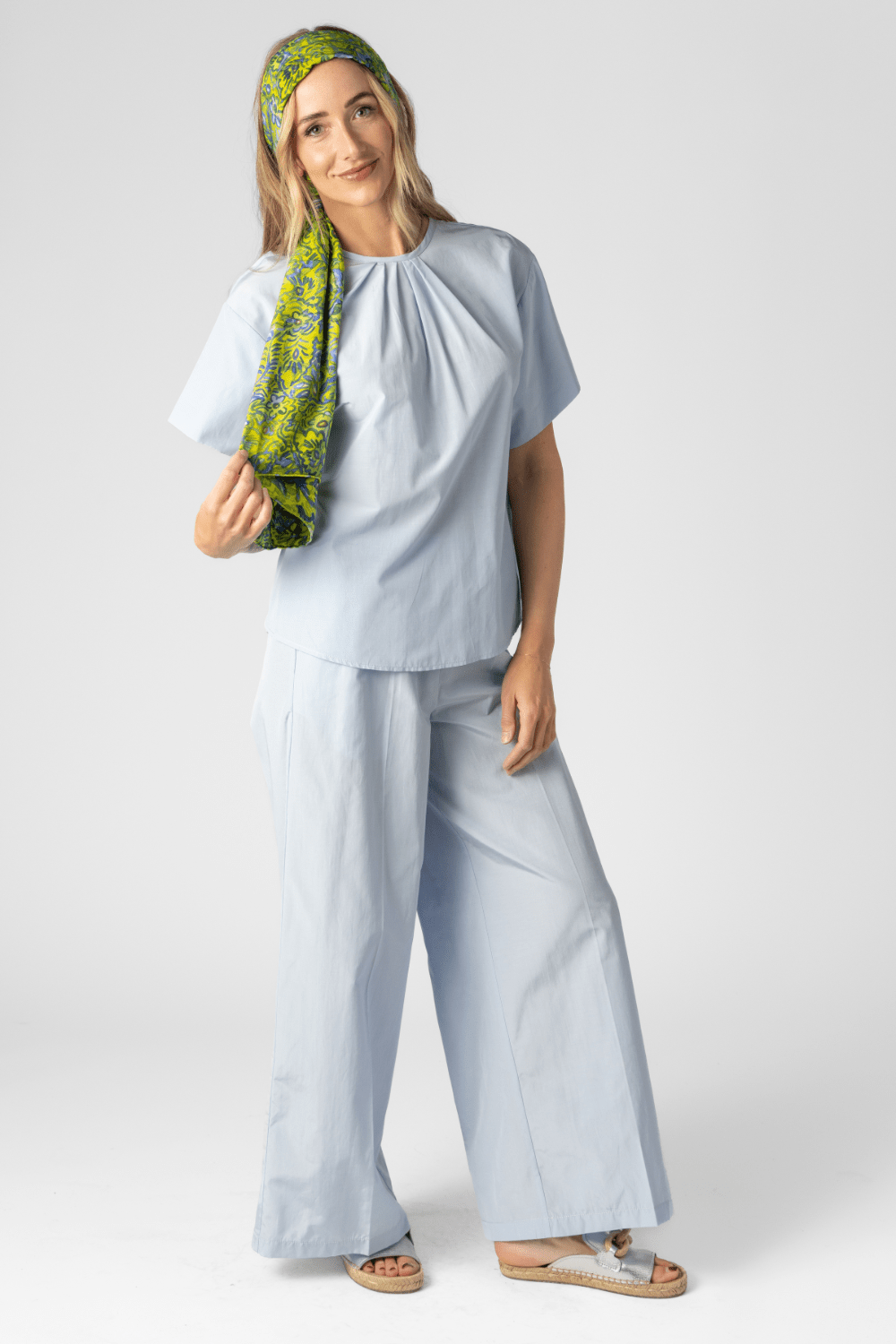 Chic Taffeta Top + Pant