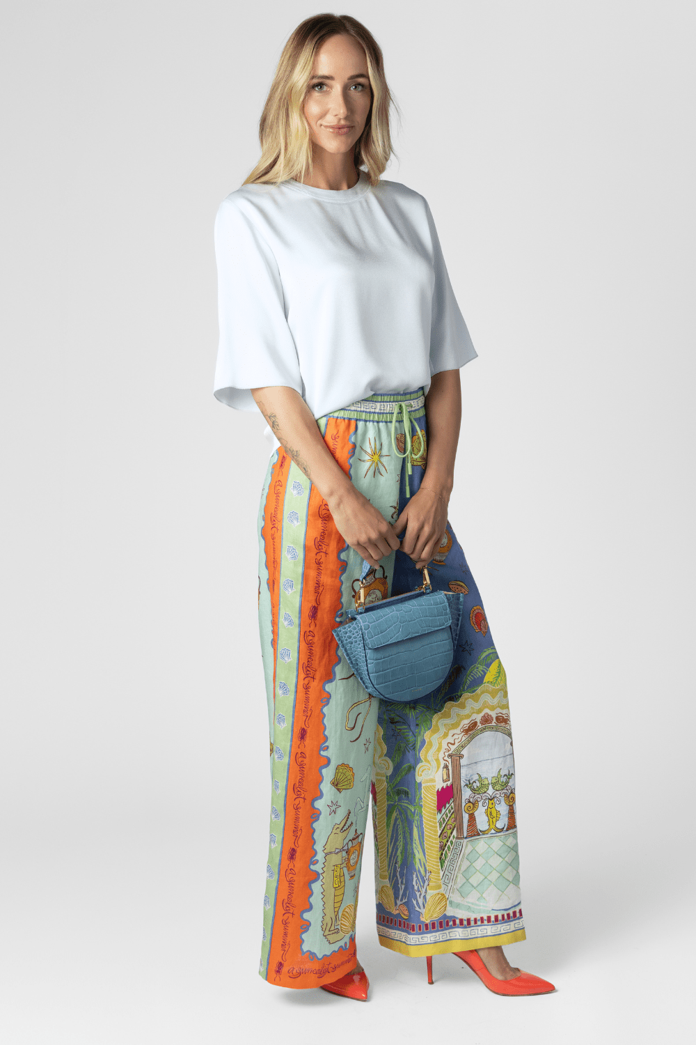 Envers Satin Top + Surrealists Summer Pant