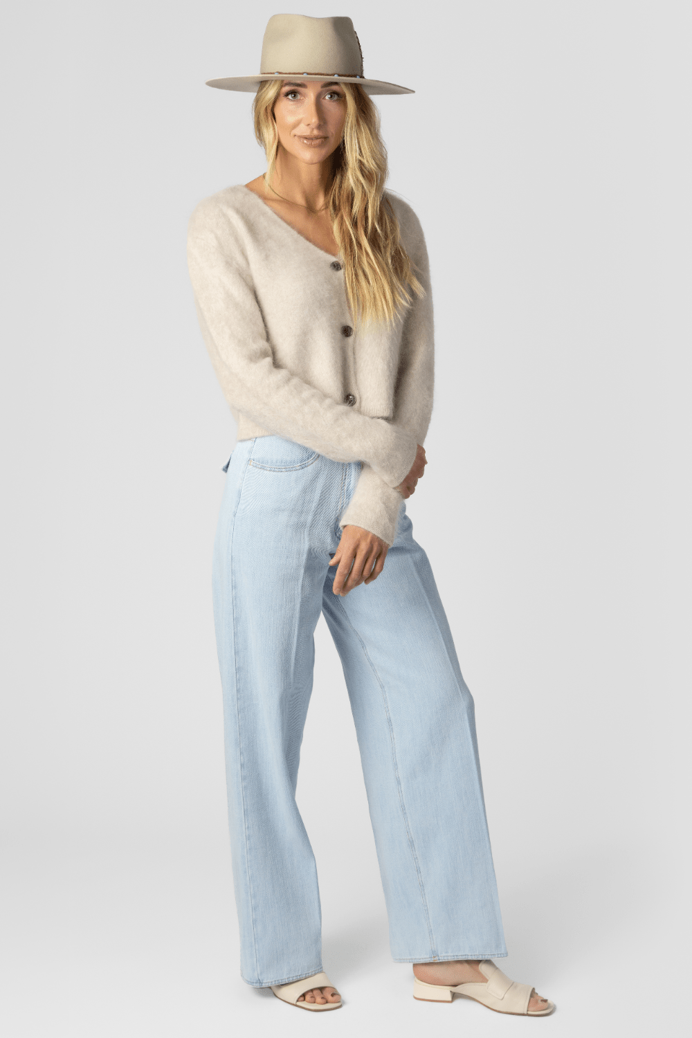 Filippa Cardigan + Calvary Jean