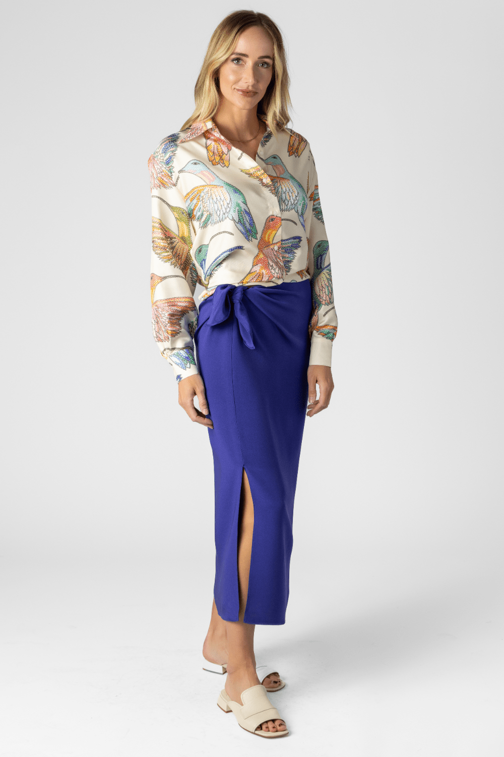 Hummingbird Blouse + Sarong Skirt