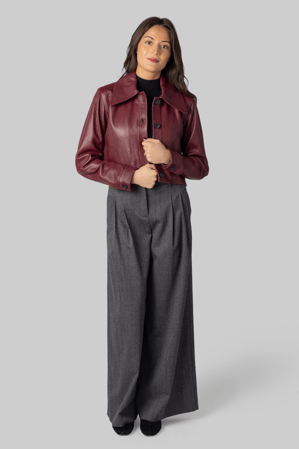 Lomand Leather Jacket + Didi Trouser image