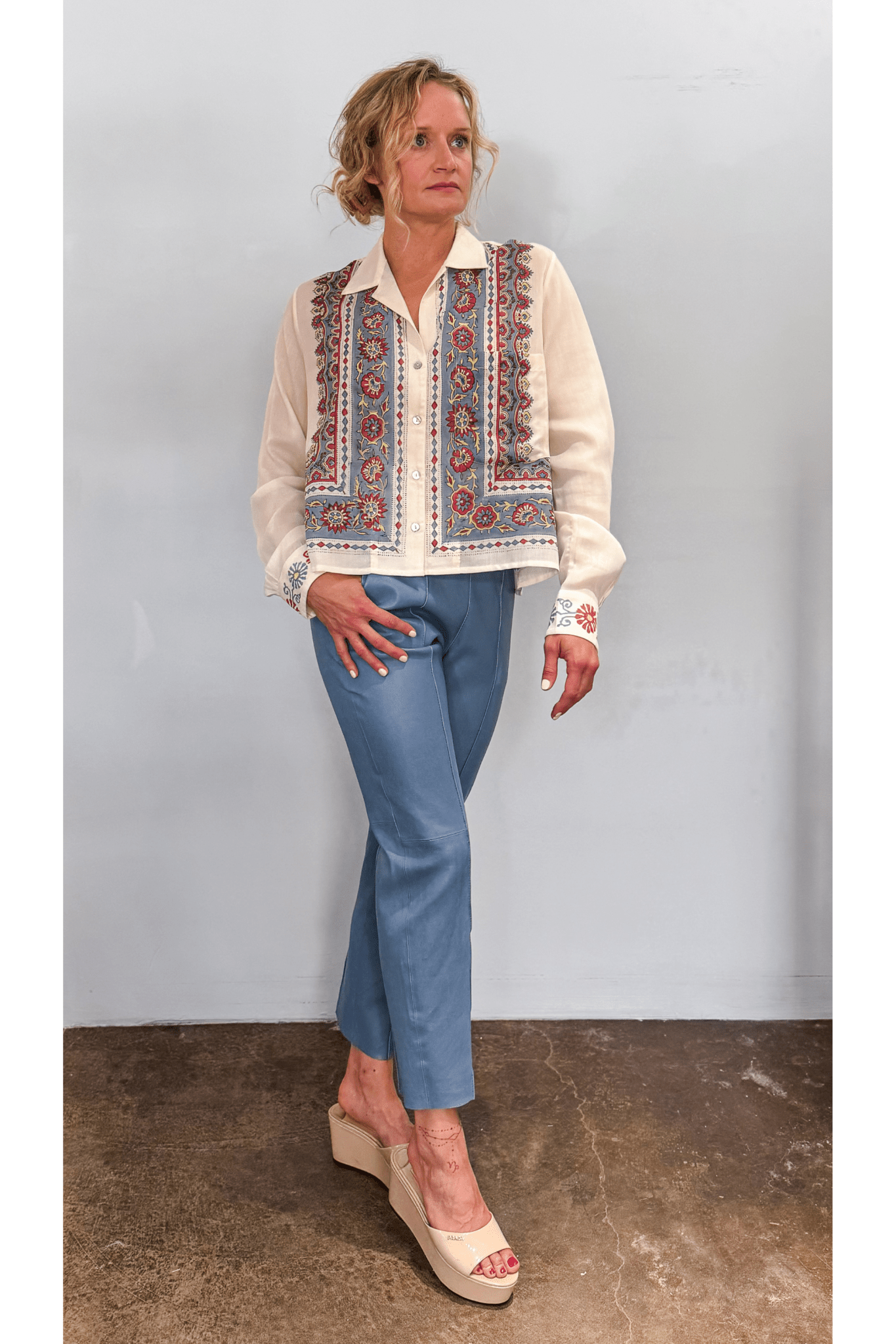 Patti Top & Leather Pant