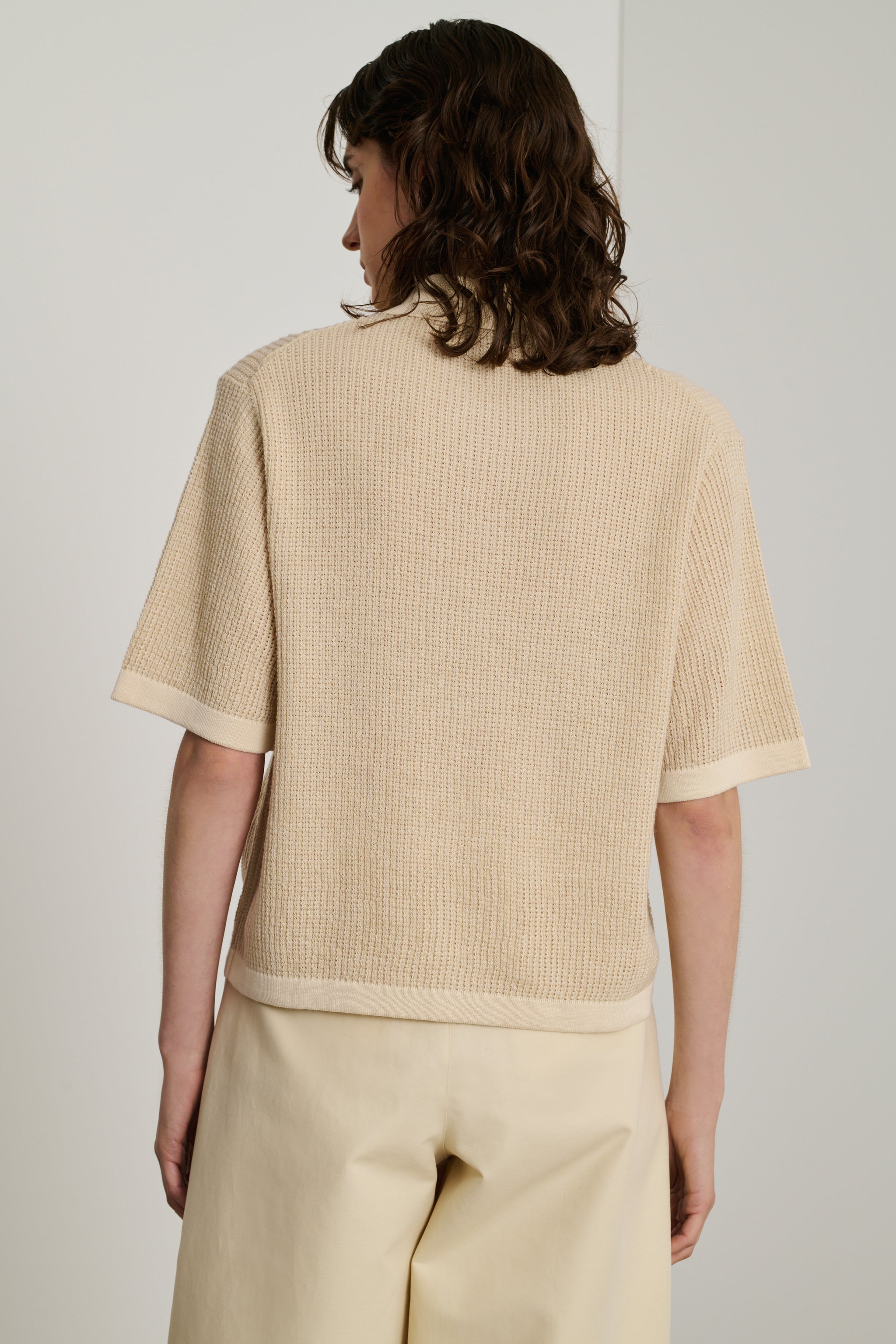Short Sleeve Polo Cardigan - The Posh Peacock