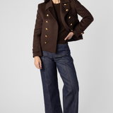 Ornella Cropped Peacoat - The Posh Peacock