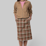 Plaid Pencil Skirt
