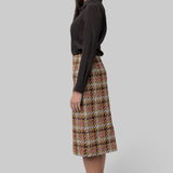 Plaid Pencil Skirt