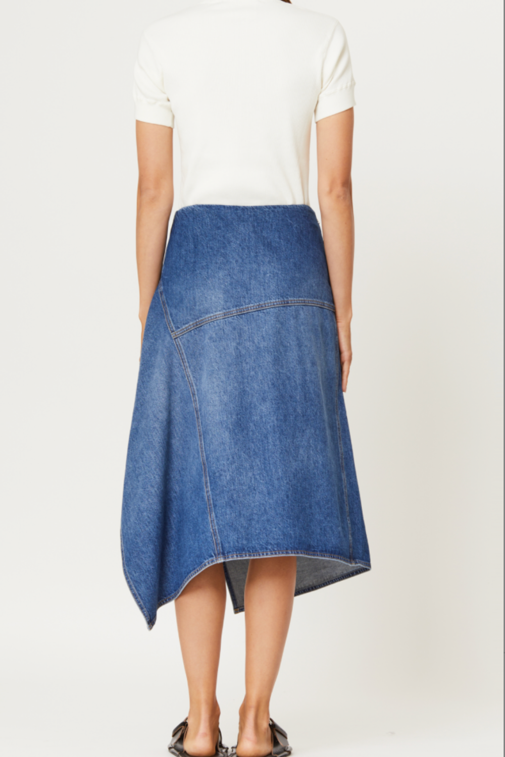 Panel Skirt with Side Slit - The Posh Peacock