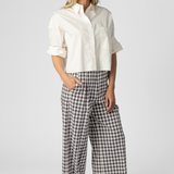 Cotton Gingham Pant - The Posh Peacock