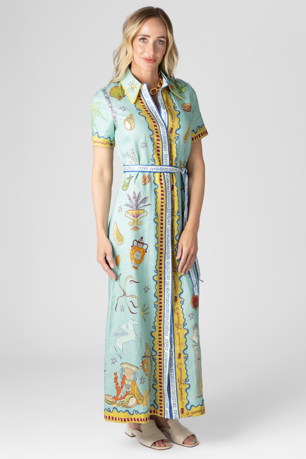 Surrealist Summer Shirtdress - The Posh Peacock