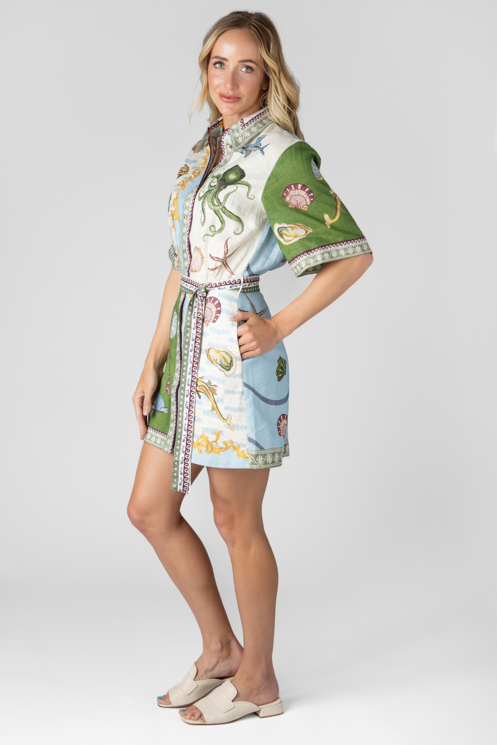 Bath House Mini Dress - The Posh Peacock