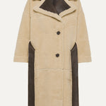 Sheepskin Reversible Long Coat - The Posh Peacock