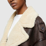 Sheepskin Reversible Long Coat - The Posh Peacock