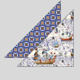 Texas Scarf Sailing Ship Print