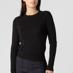 Cashmere Shrunken Crewneck Sweater - The Posh Peacock