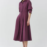 Jazz Pintuck Midi Dress